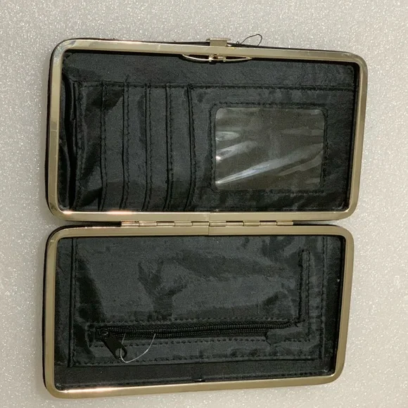 Black wallet with silver studs - Picture 3 of 3